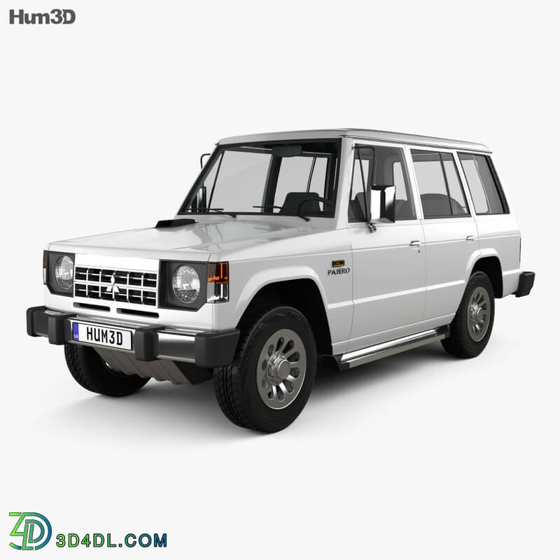 Hum3D Mitsubishi Pajero (Montero) Wagon 1983