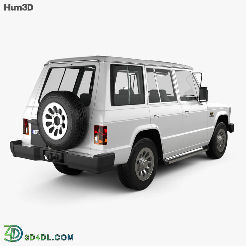 Hum3D Mitsubishi Pajero (Montero) Wagon 1983