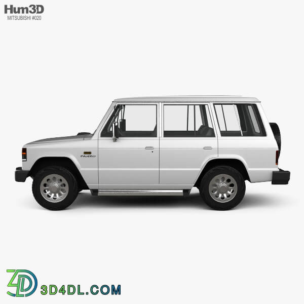 Hum3D Mitsubishi Pajero (Montero) Wagon 1983