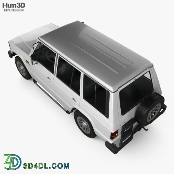 Hum3D Mitsubishi Pajero (Montero) Wagon 1983