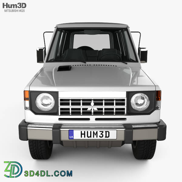 Hum3D Mitsubishi Pajero (Montero) Wagon 1983