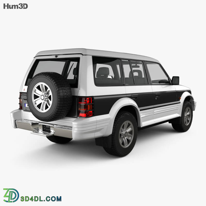 Hum3D Mitsubishi Pajero (Montero) Wagon 1991