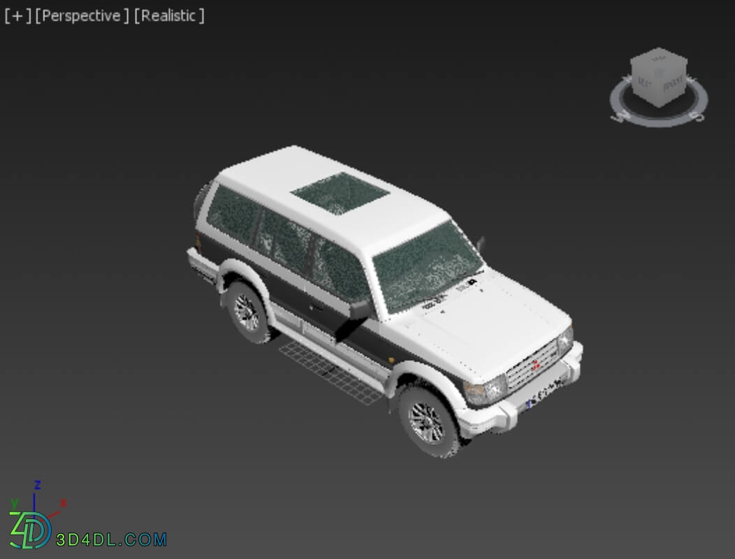 Hum3D Mitsubishi Pajero (Montero) Wagon 1991