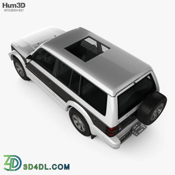 Hum3D Mitsubishi Pajero (Montero) Wagon 1991