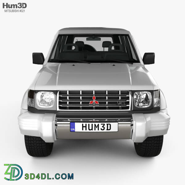 Hum3D Mitsubishi Pajero (Montero) Wagon 1991