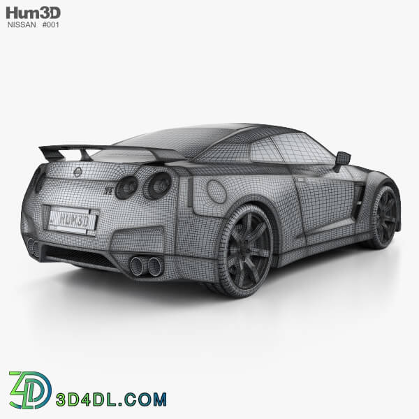 Hum3D Nissan GT R 2010