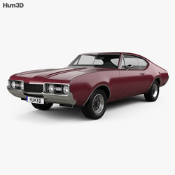 Hum3D Oldsmobile Cutlass 442 (3817) Holiday coupe 1966 