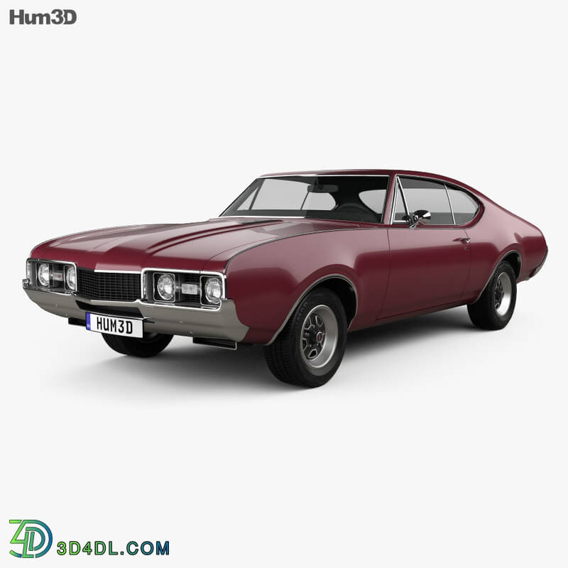 Hum3D Oldsmobile Cutlass 442 (3817) Holiday coupe 1966