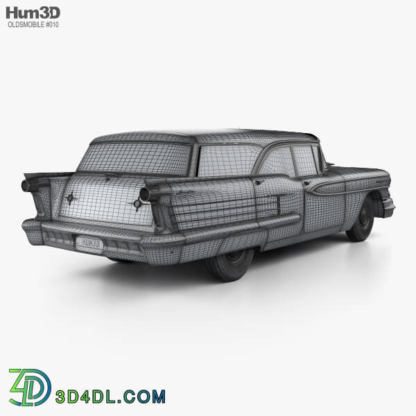 Hum3D Oldsmobile Dynamic 88 Fiesta Holiday 1958