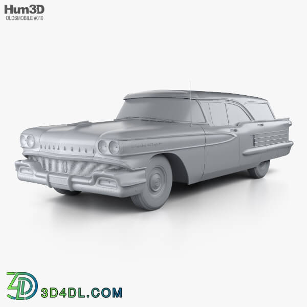 Hum3D Oldsmobile Dynamic 88 Fiesta Holiday 1958