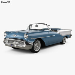 Hum3D Oldsmobile Starfire 98 Convertible 1957 