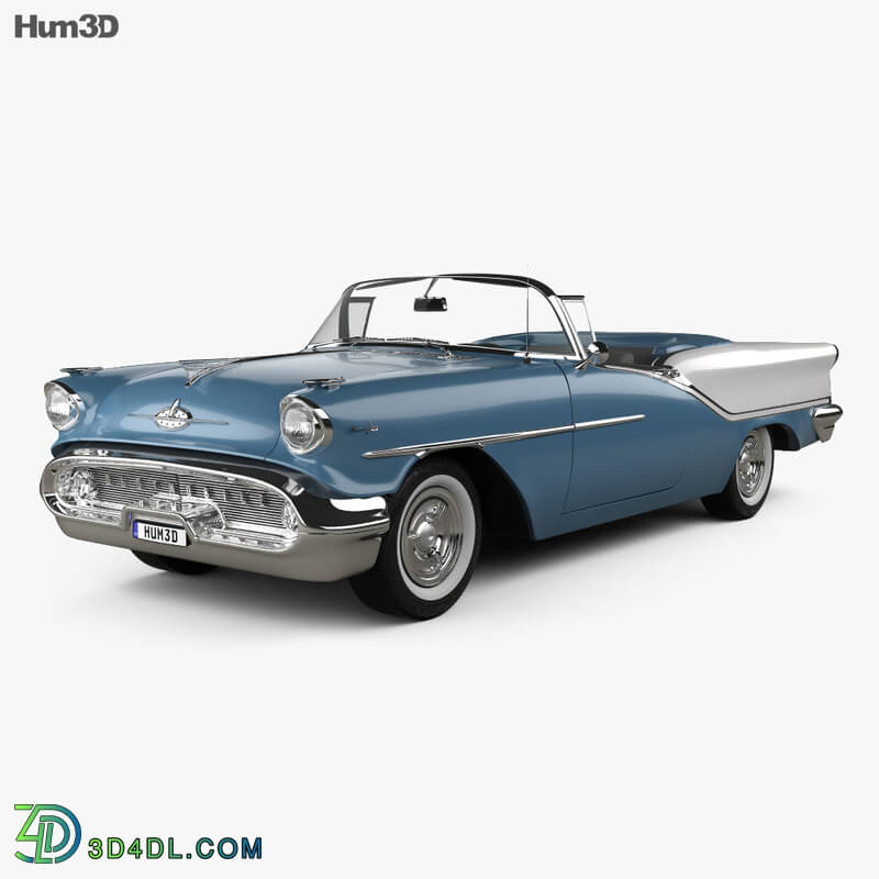 Hum3D Oldsmobile Starfire 98 Convertible 1957