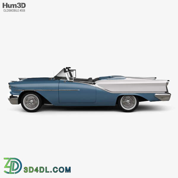 Hum3D Oldsmobile Starfire 98 Convertible 1957