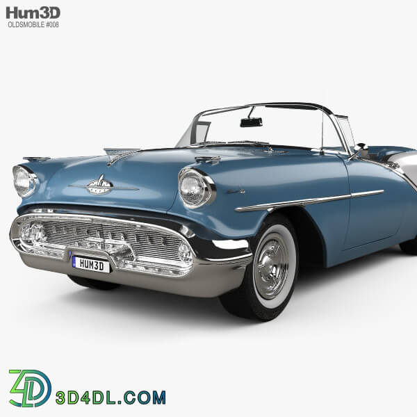 Hum3D Oldsmobile Starfire 98 Convertible 1957