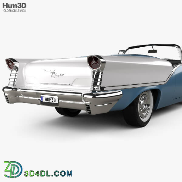 Hum3D Oldsmobile Starfire 98 Convertible 1957