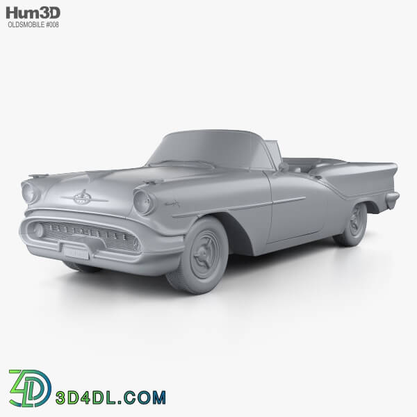 Hum3D Oldsmobile Starfire 98 Convertible 1957