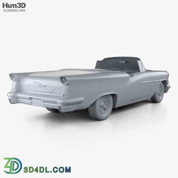 Hum3D Oldsmobile Starfire 98 Convertible 1957