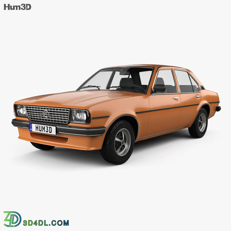 Hum3D Opel Ascona berlina 1975