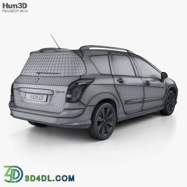 Hum3D Peugeot 308 SW 2012