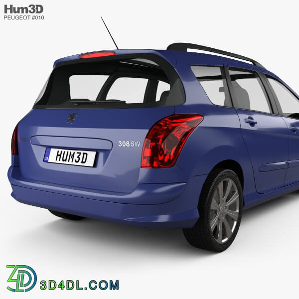 Hum3D Peugeot 308 SW 2012