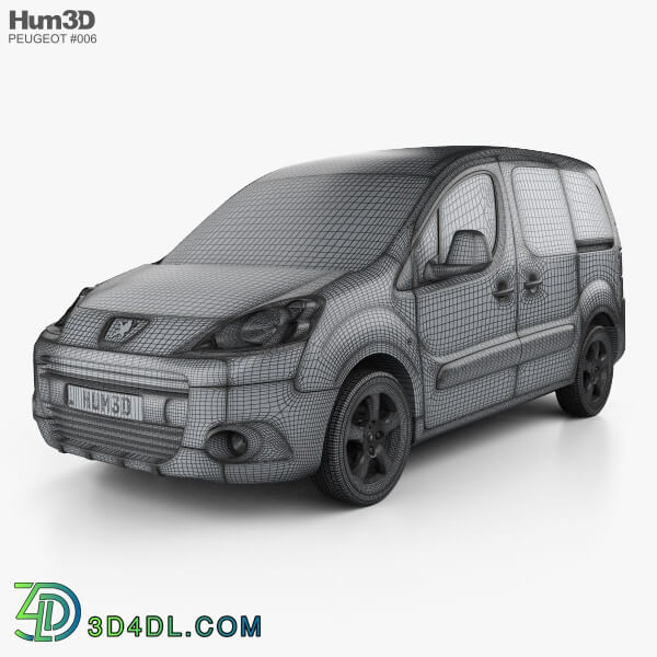 Hum3D Peugeot Partner Tepee 2011