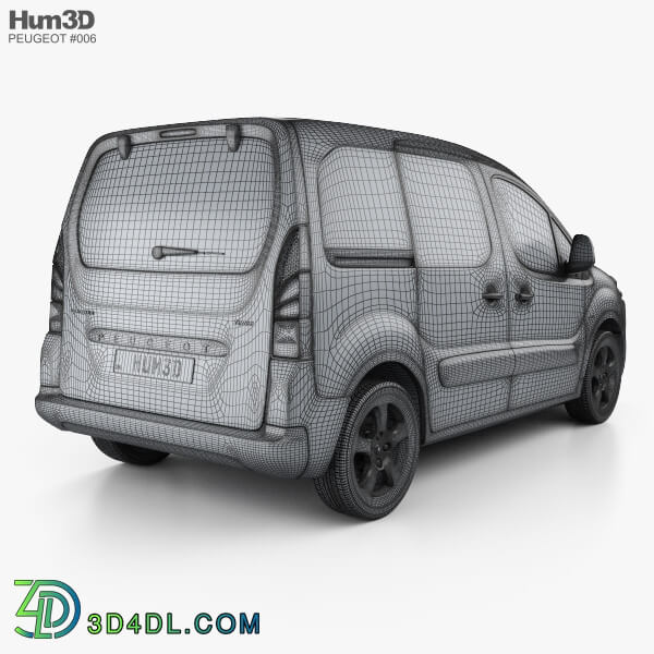 Hum3D Peugeot Partner Tepee 2011