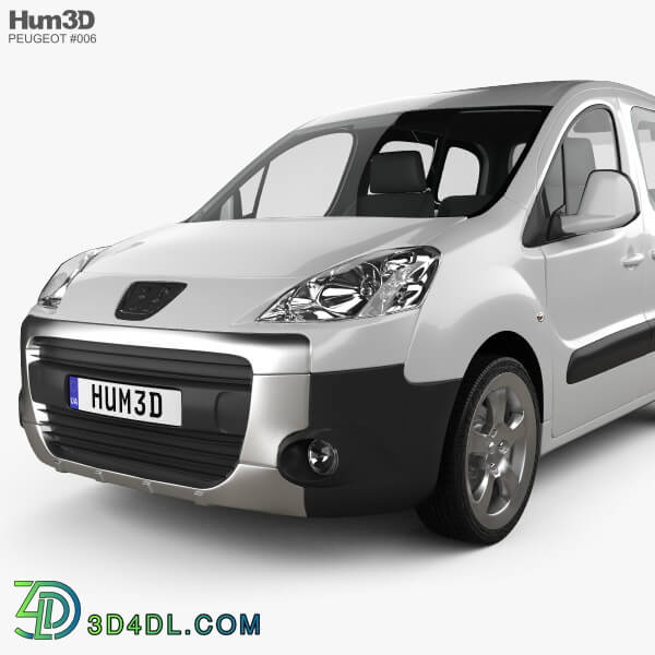 Hum3D Peugeot Partner Tepee 2011