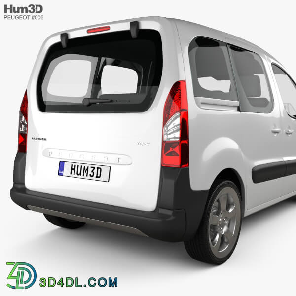 Hum3D Peugeot Partner Tepee 2011