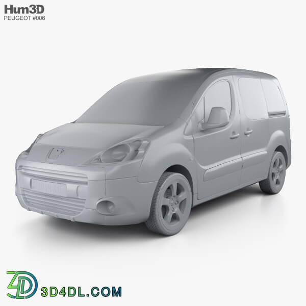 Hum3D Peugeot Partner Tepee 2011