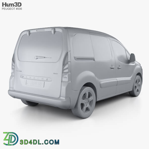 Hum3D Peugeot Partner Tepee 2011