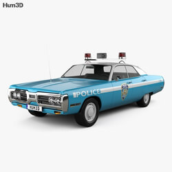 Hum3D Plymouth Fury Police 1972 