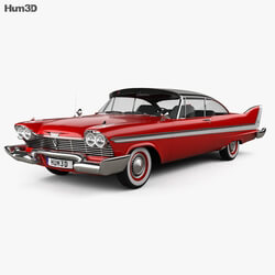 Hum3D Plymouth Fury coupe Christine 1958 