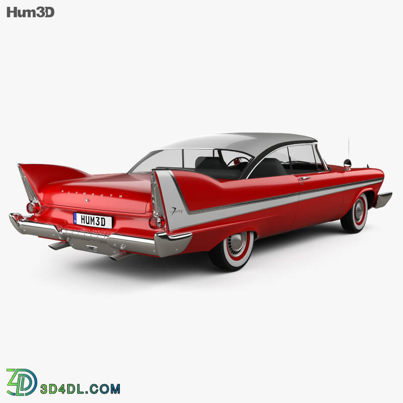 Hum3D Plymouth Fury coupe Christine 1958