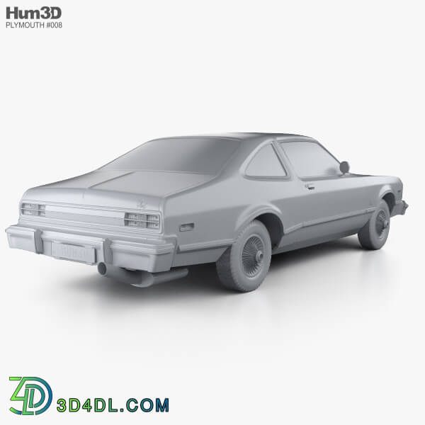 Hum3D Plymouth Volare coupe 1977