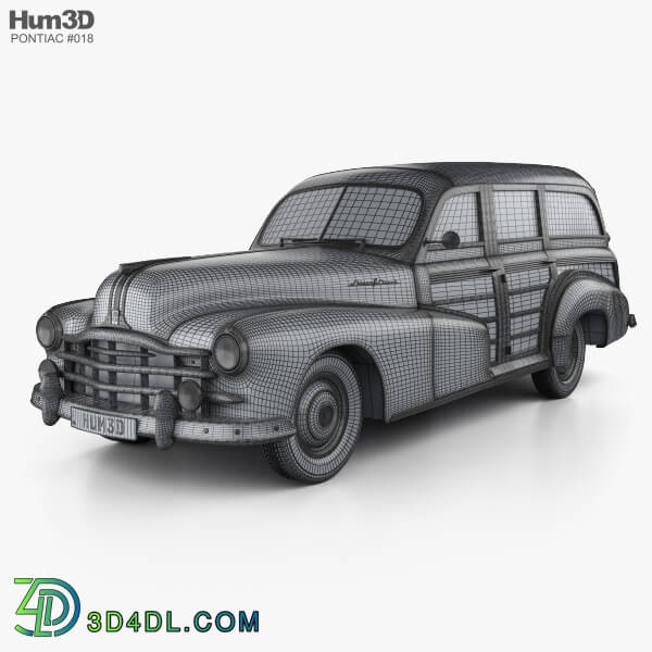 Hum3D Pontiac Streamliner Eight Station Wagon 1947