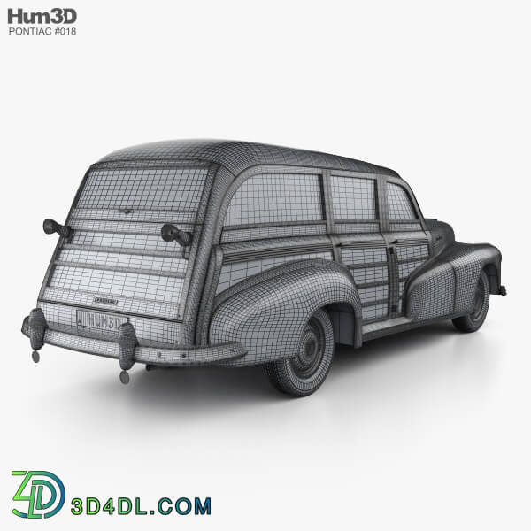 Hum3D Pontiac Streamliner Eight Station Wagon 1947