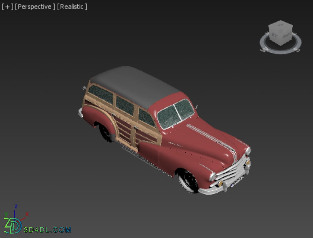 Hum3D Pontiac Streamliner Eight Station Wagon 1947