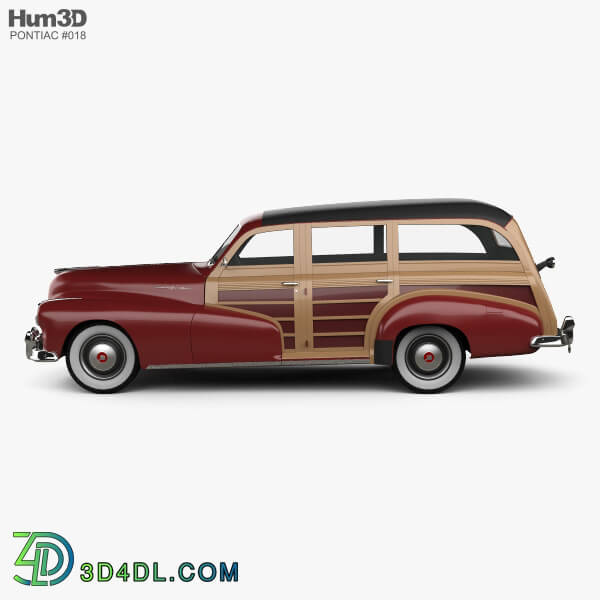 Hum3D Pontiac Streamliner Eight Station Wagon 1947