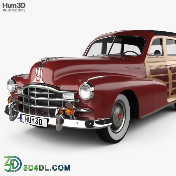 Hum3D Pontiac Streamliner Eight Station Wagon 1947