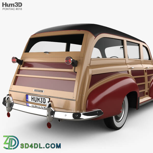 Hum3D Pontiac Streamliner Eight Station Wagon 1947