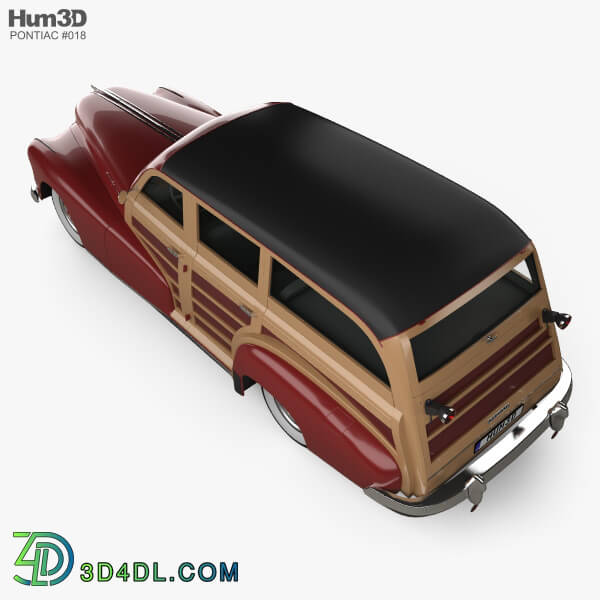 Hum3D Pontiac Streamliner Eight Station Wagon 1947