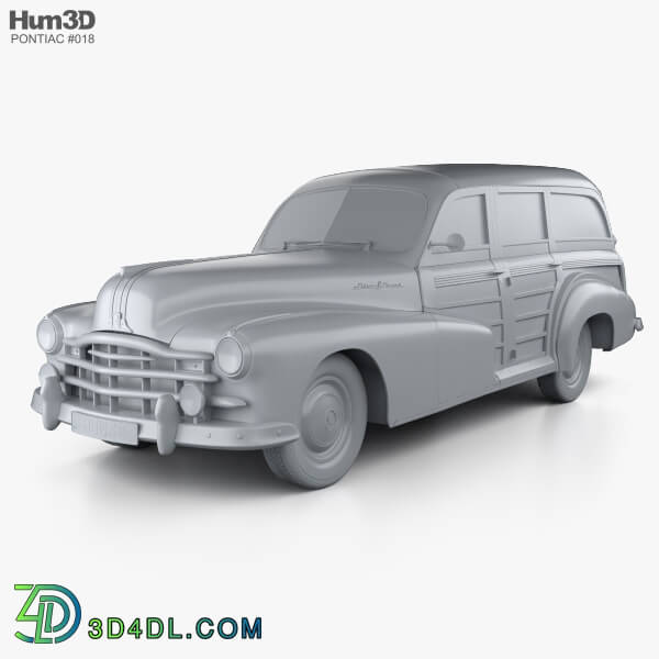 Hum3D Pontiac Streamliner Eight Station Wagon 1947