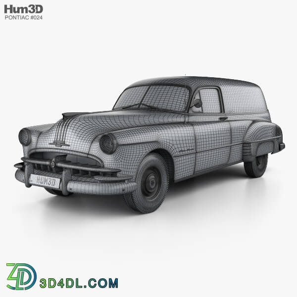 Hum3D Pontiac Streamliner Six Sedan Delivery 1949