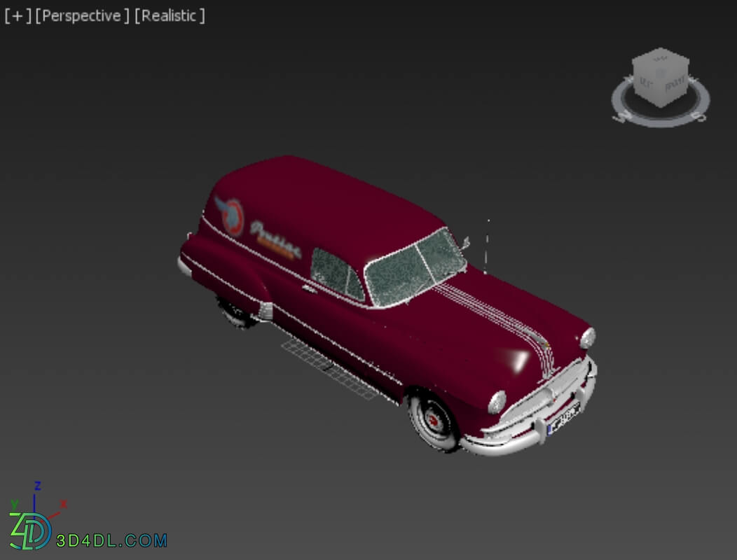 Hum3D Pontiac Streamliner Six Sedan Delivery 1949