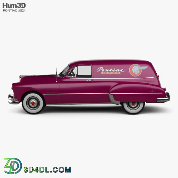 Hum3D Pontiac Streamliner Six Sedan Delivery 1949