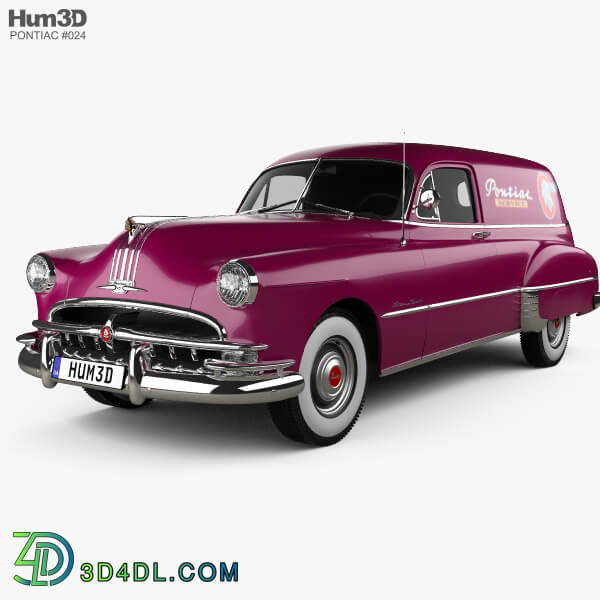 Hum3D Pontiac Streamliner Six Sedan Delivery 1949