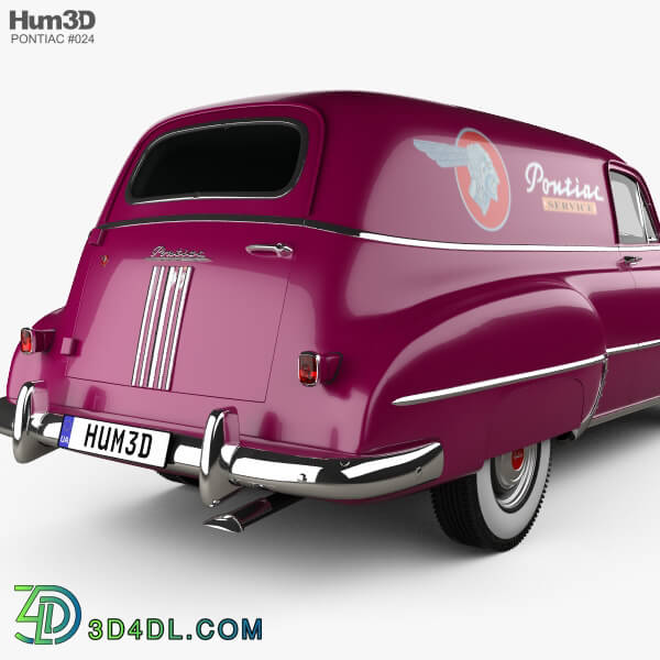 Hum3D Pontiac Streamliner Six Sedan Delivery 1949