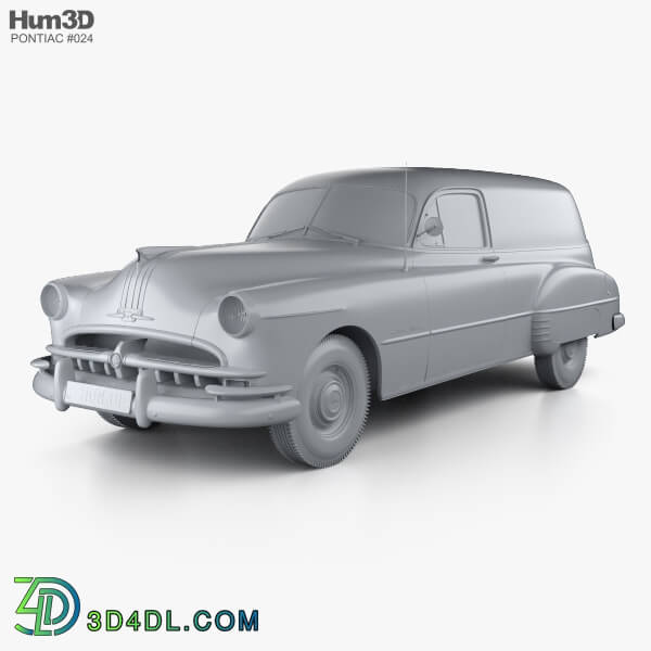 Hum3D Pontiac Streamliner Six Sedan Delivery 1949