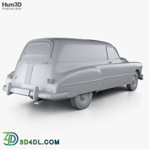 Hum3D Pontiac Streamliner Six Sedan Delivery 1949