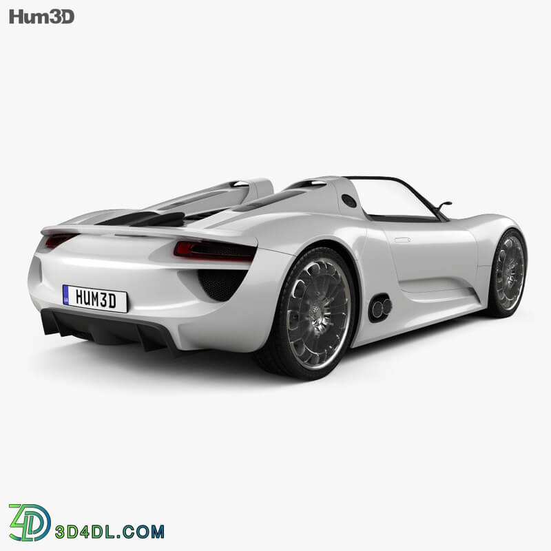 Hum3D Porsche 918 spyder 2011